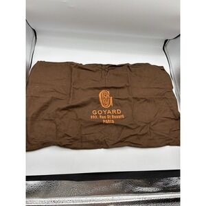 Goyard‎ Authentic Vintage Brown Soft Drawstring Dustbag 22" W X 13.5L